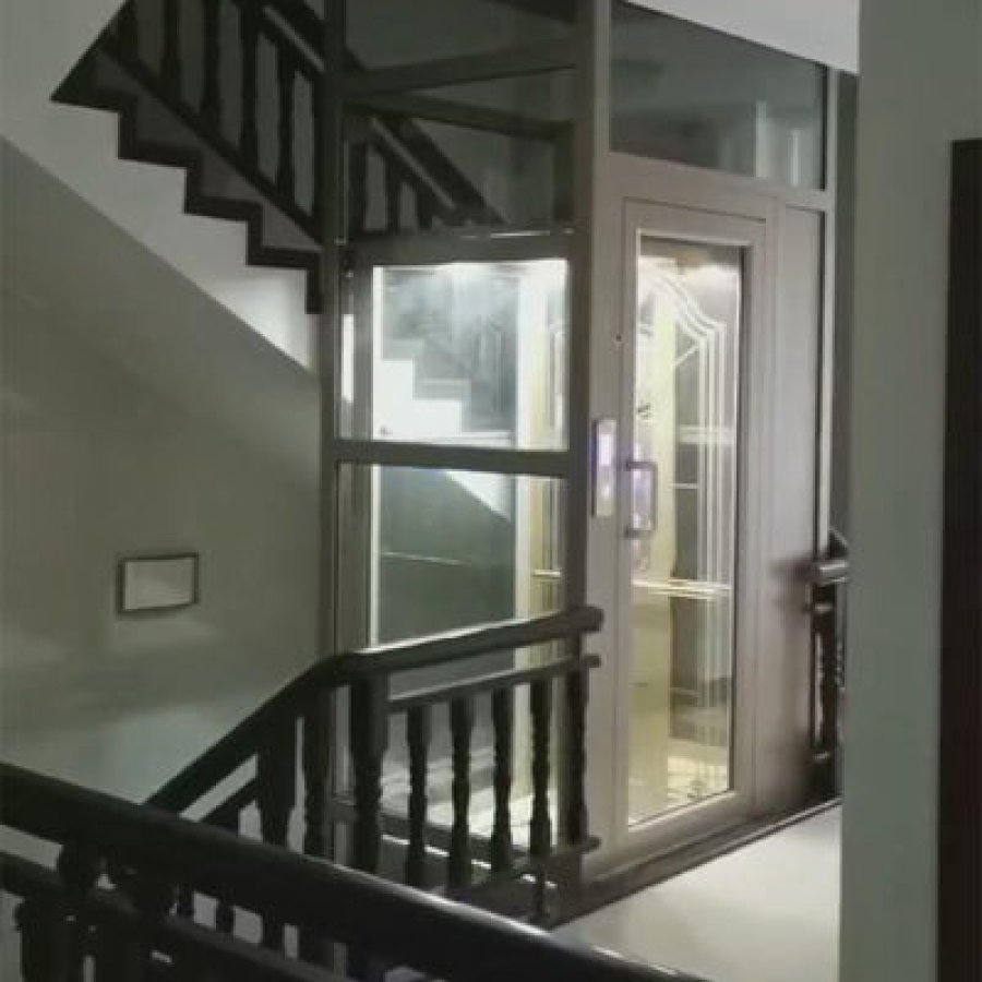 Small Residential Elevator – 3 Passenger Compact Home Lift with Sleek Modern Design