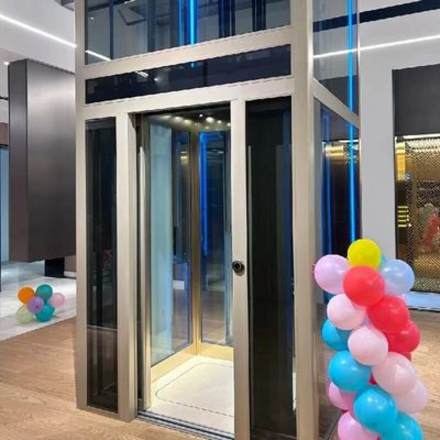 Gearless Traction Home Elevator – 30 m Travel, 400–1000 kg Capacity