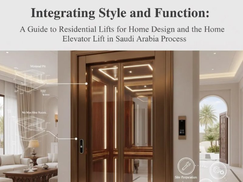 Integrating Style and Function: A Guide to Residential Lifts for Home Design and the Home Elevator Lift in Saudi Arabia