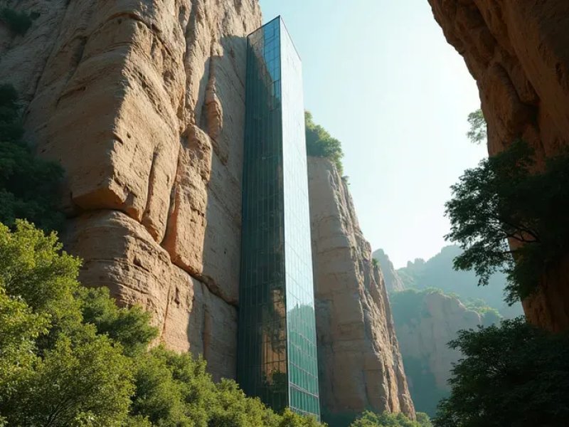Zhangjiajies Bailong Elevator Blends Engineering and Nature